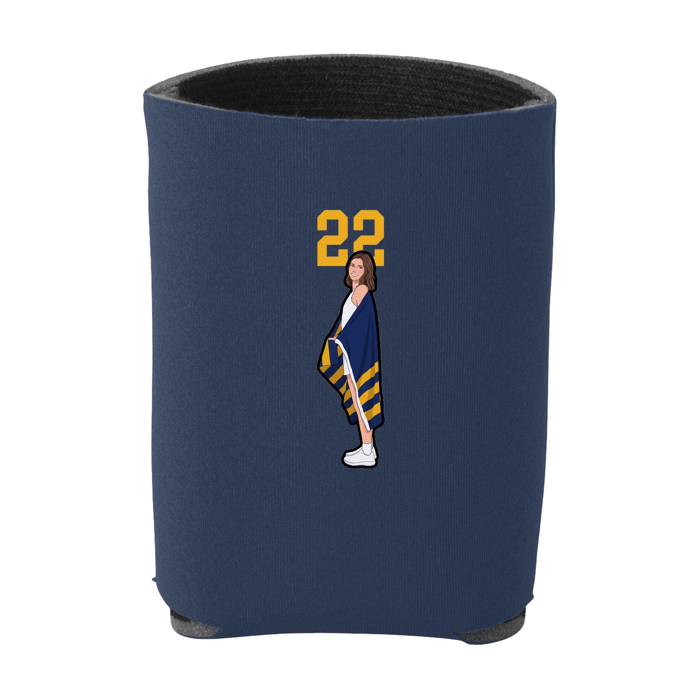 Can Holder — Number Top in Navy
