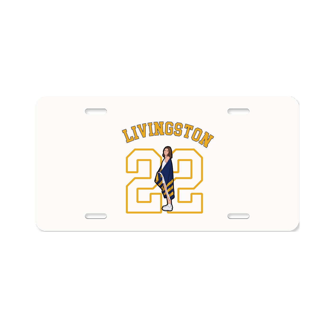 License Plate — Shirsey Arch in Classic