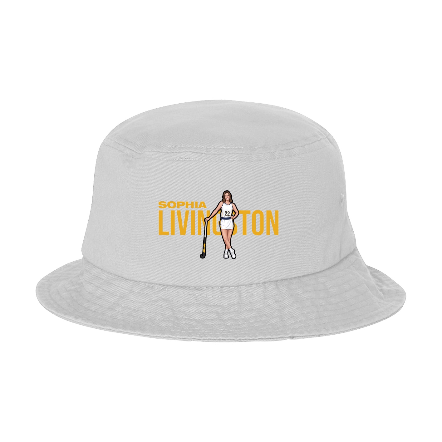 Bucket Cap — Player Name in White