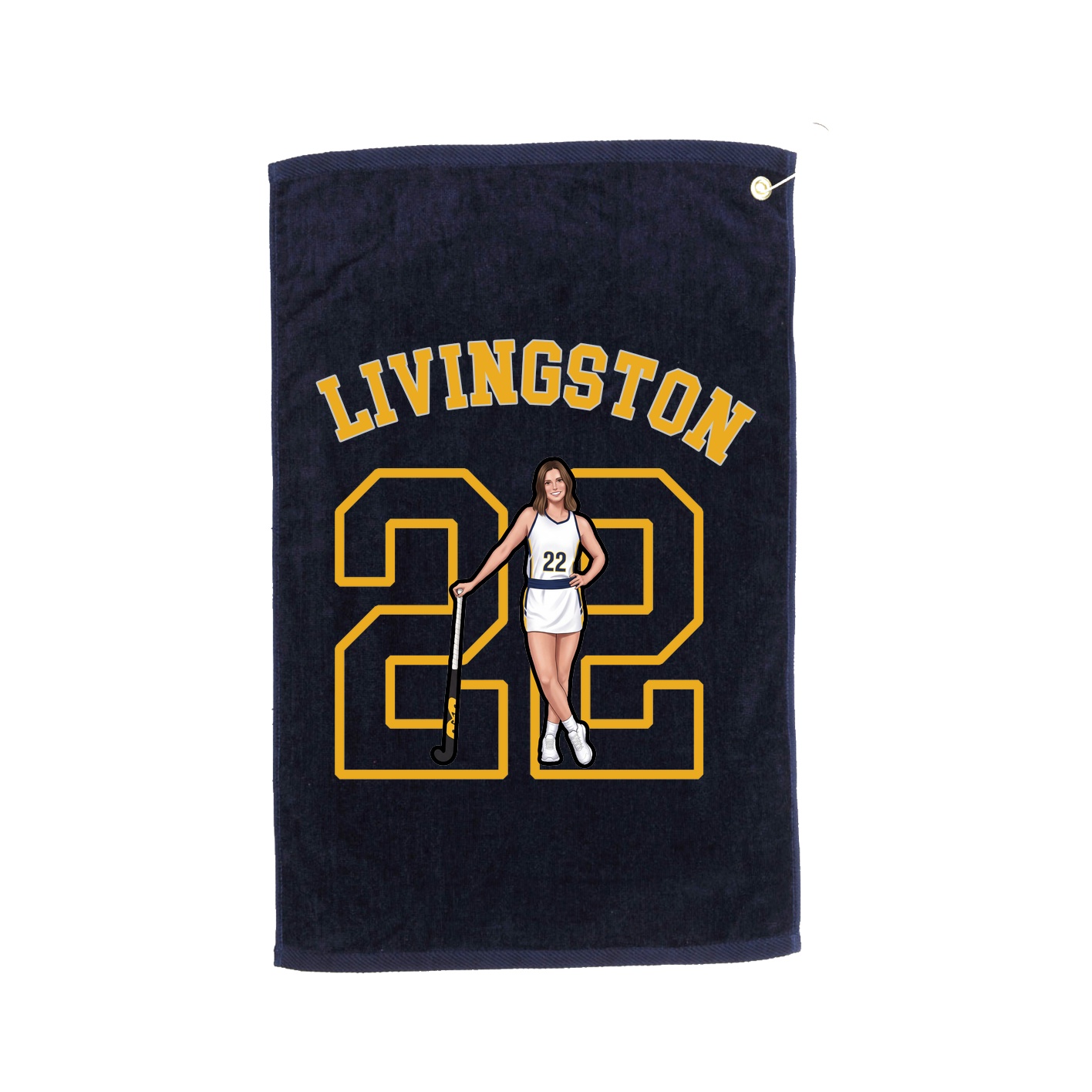 Golf Towel — Shirsey Arch in Navy
