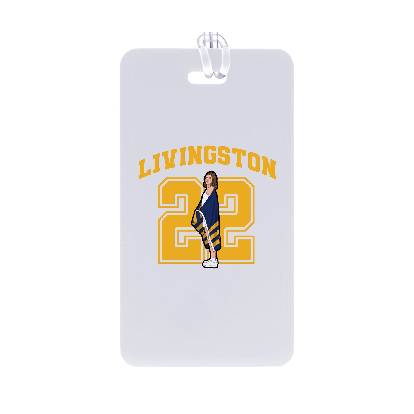 Bag Tag — Number in Classic