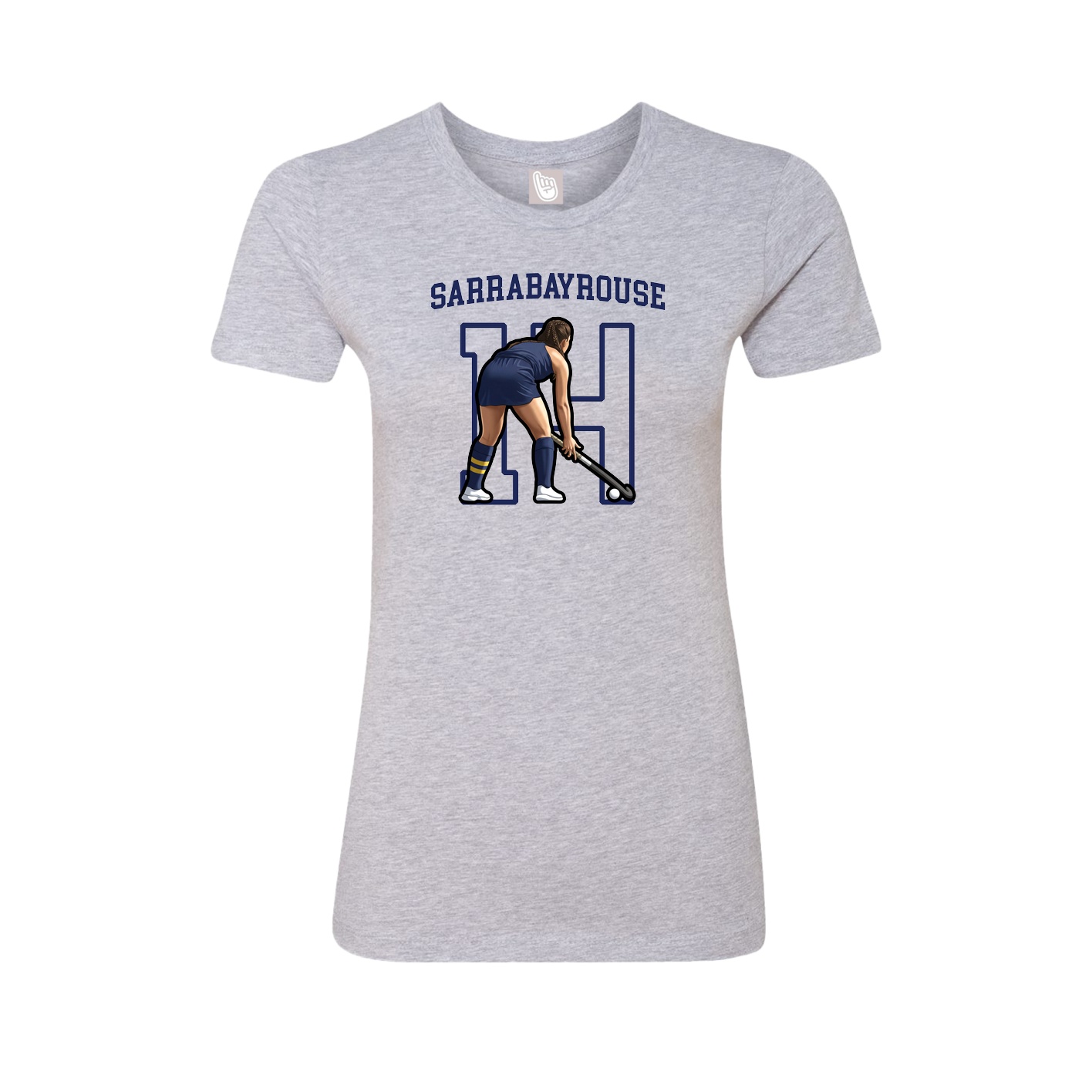 Fitted Women's Tee — Shirsey in Grey