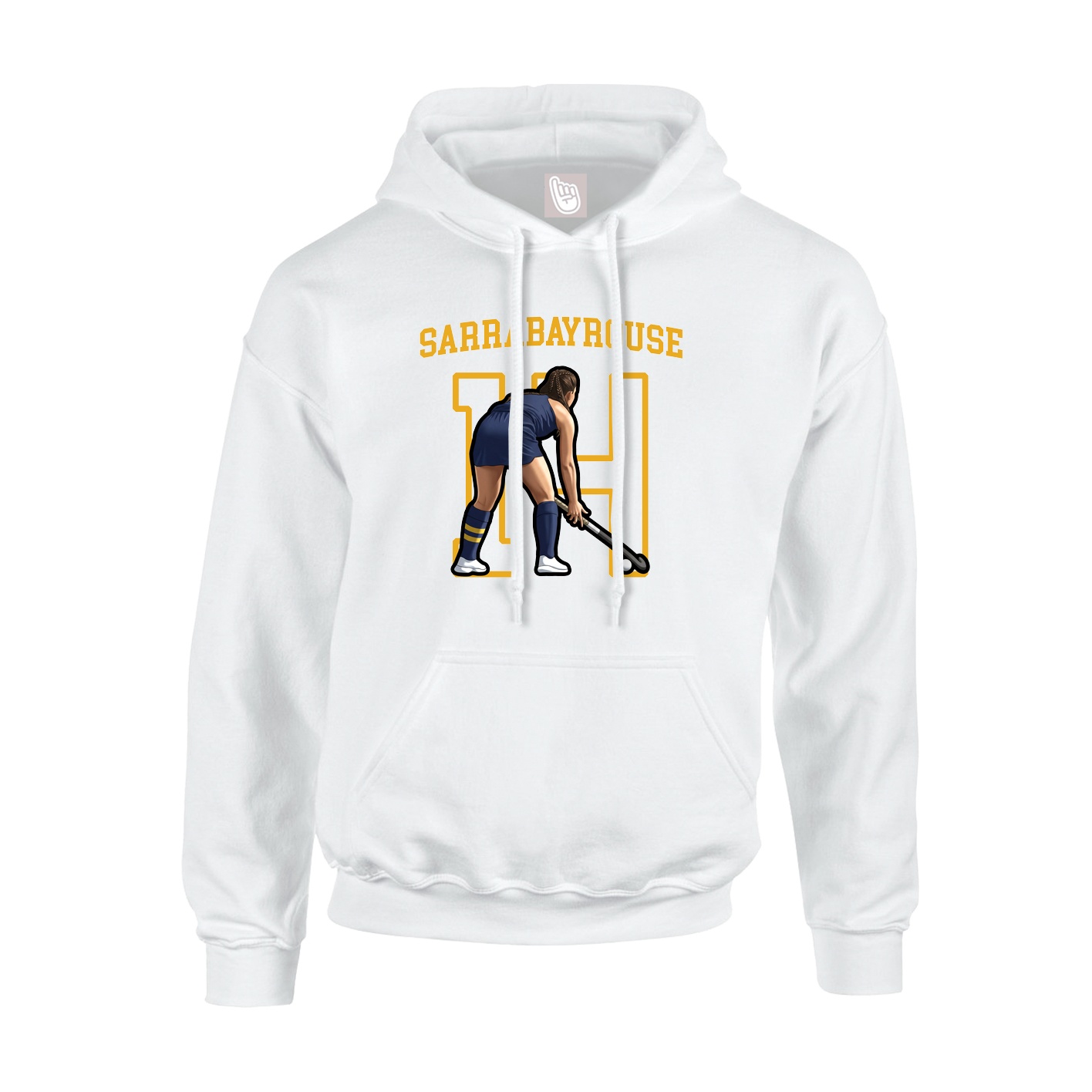 Hoodie — Shirsey in White