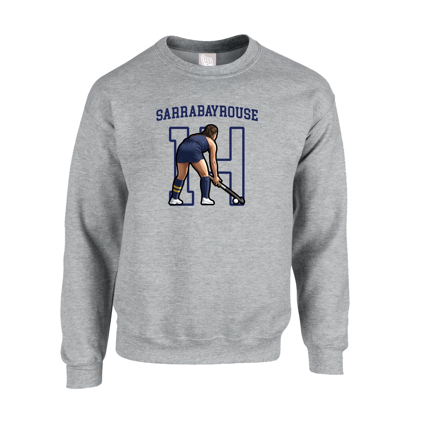 Fleece Crew — Shirsey in Grey