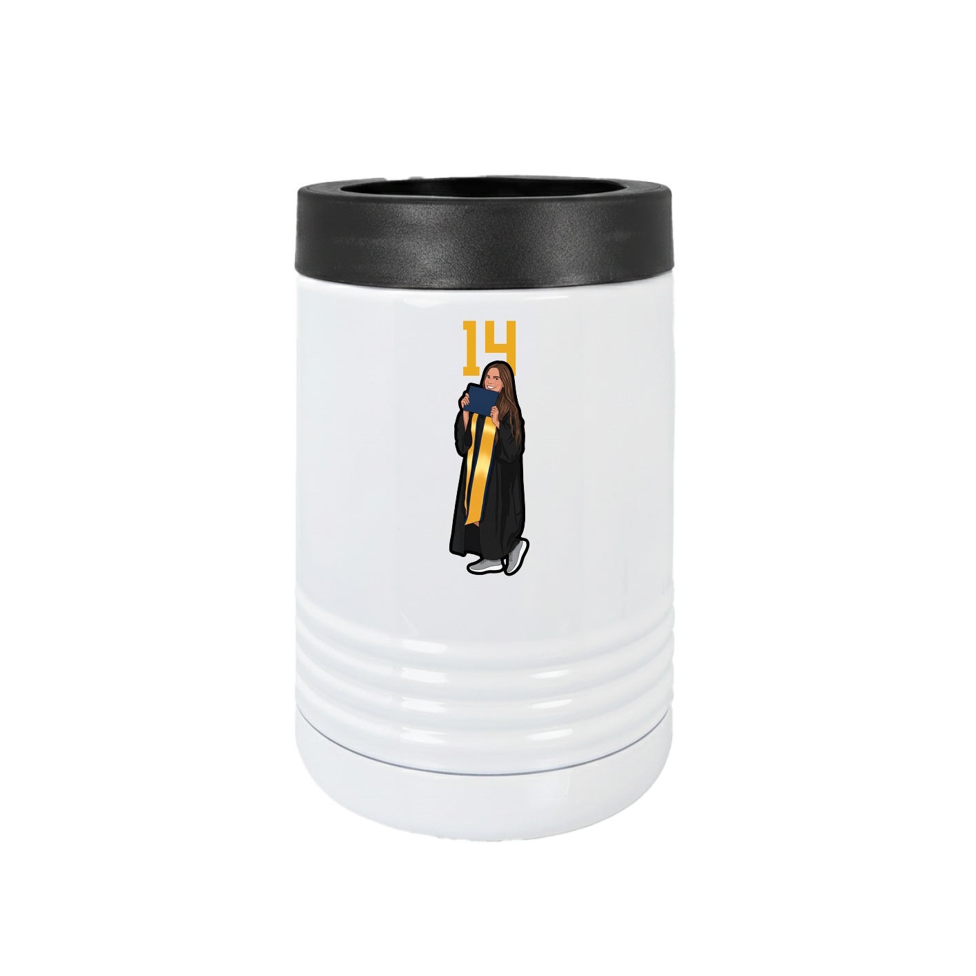 Beverage Holder — Number Top in White