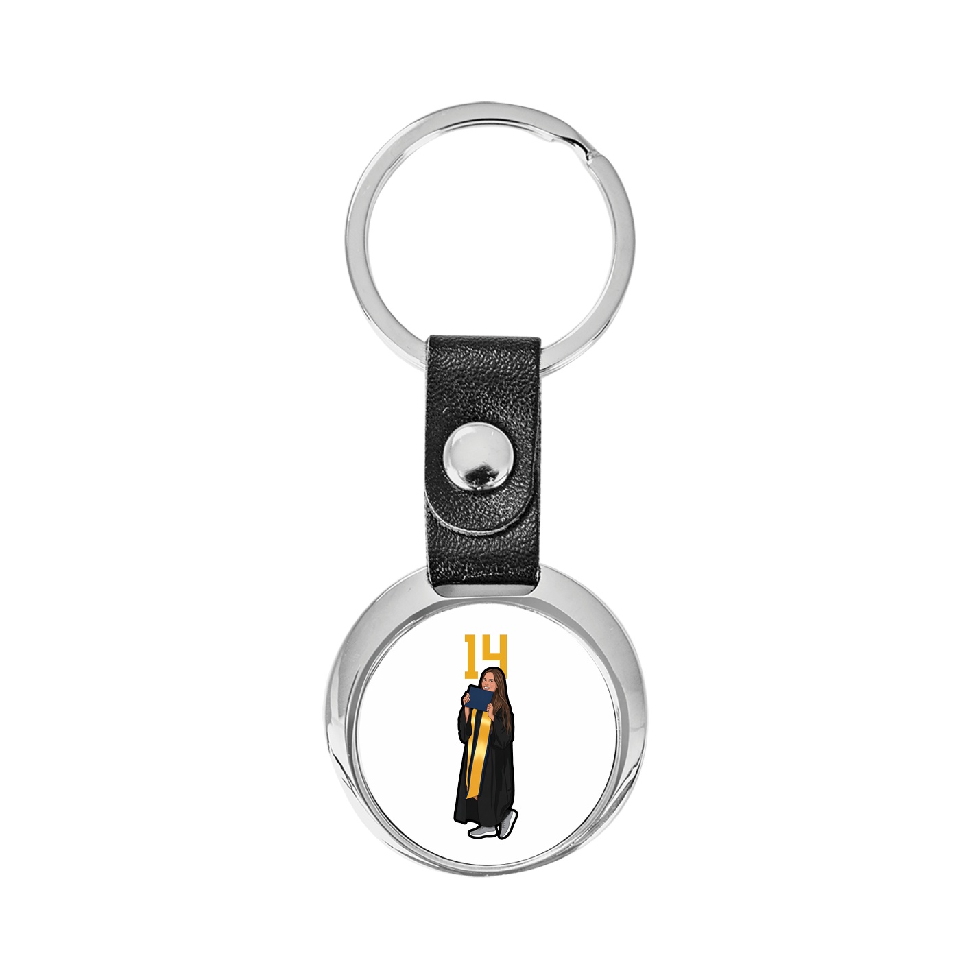 Key Chain — Number Top in Classic