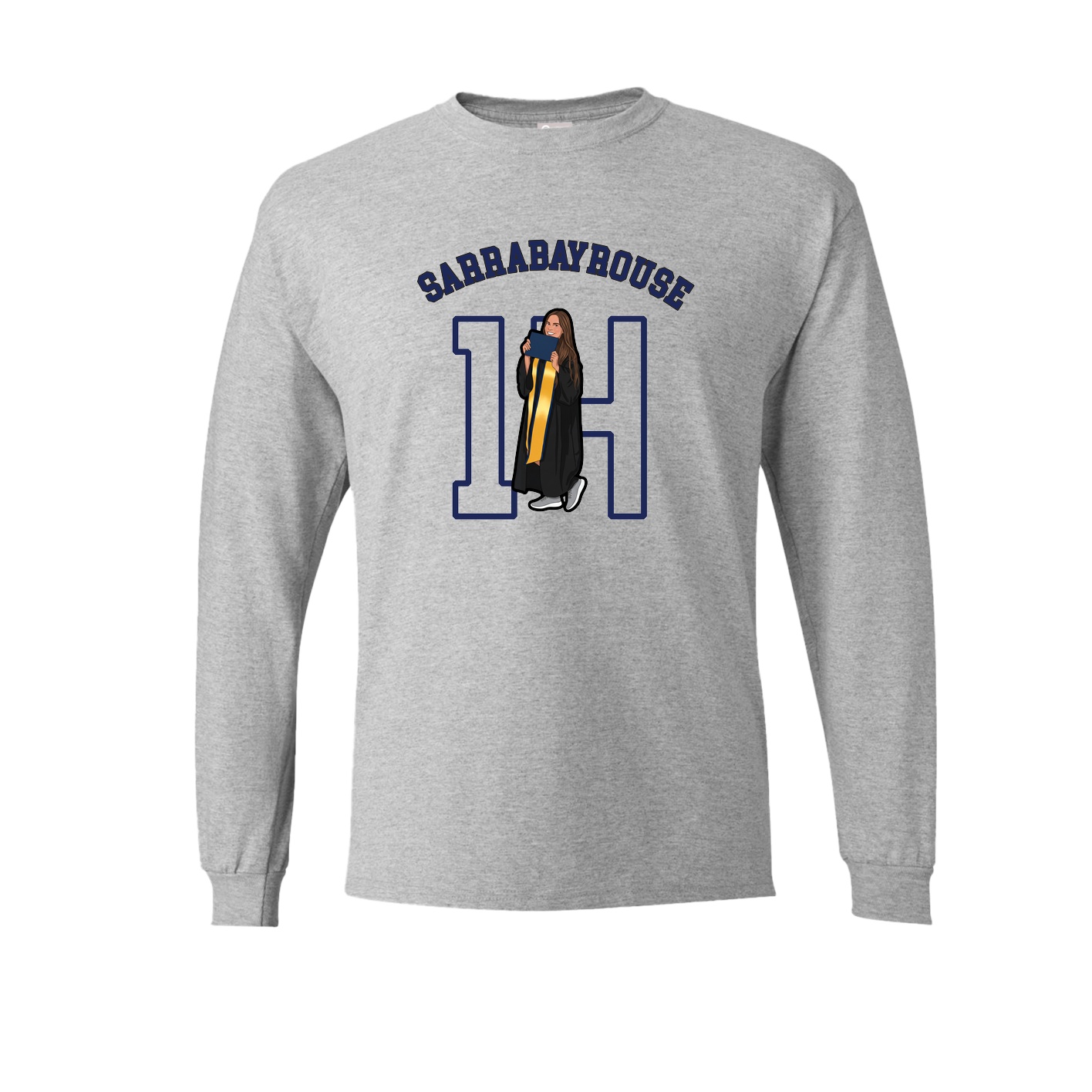 Long Sleeve Tee — Shirsey Arch in Grey