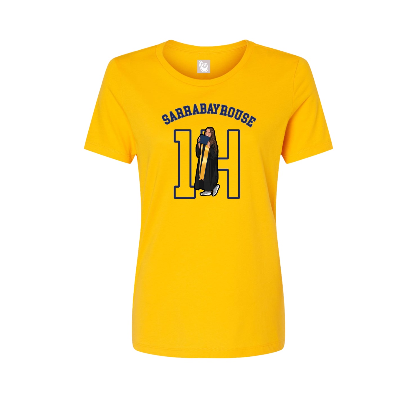 Womens Tee — Shirsey Arch in Gold