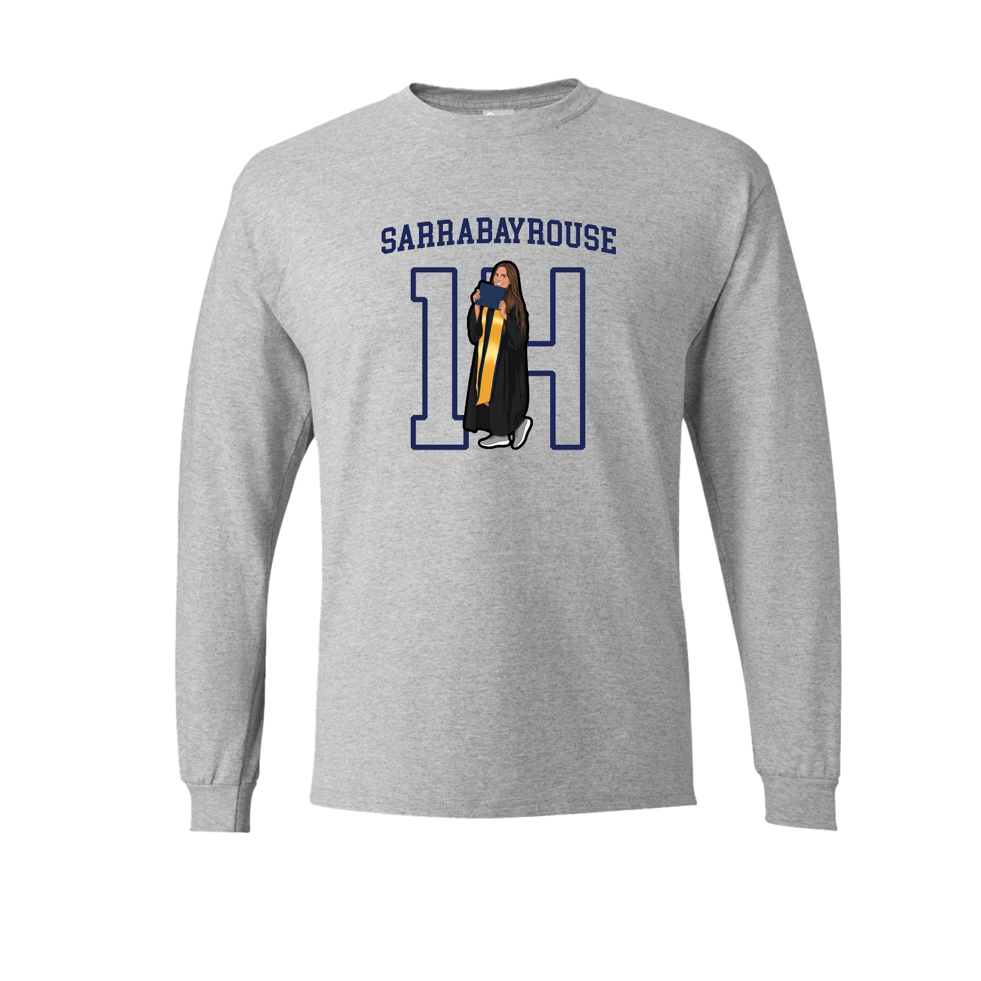 Long Sleeve Tee — Shirsey in Grey