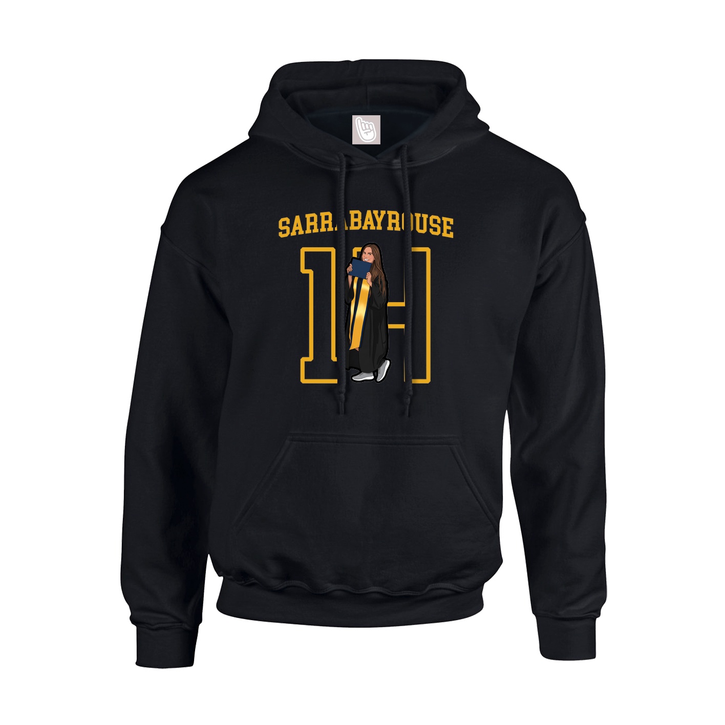 Youth Hoodie — Shirsey in Black