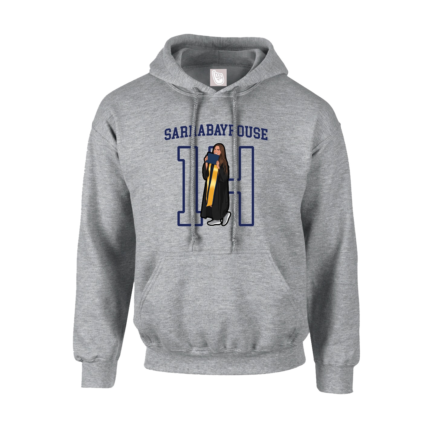 Youth Hoodie — Shirsey in Grey