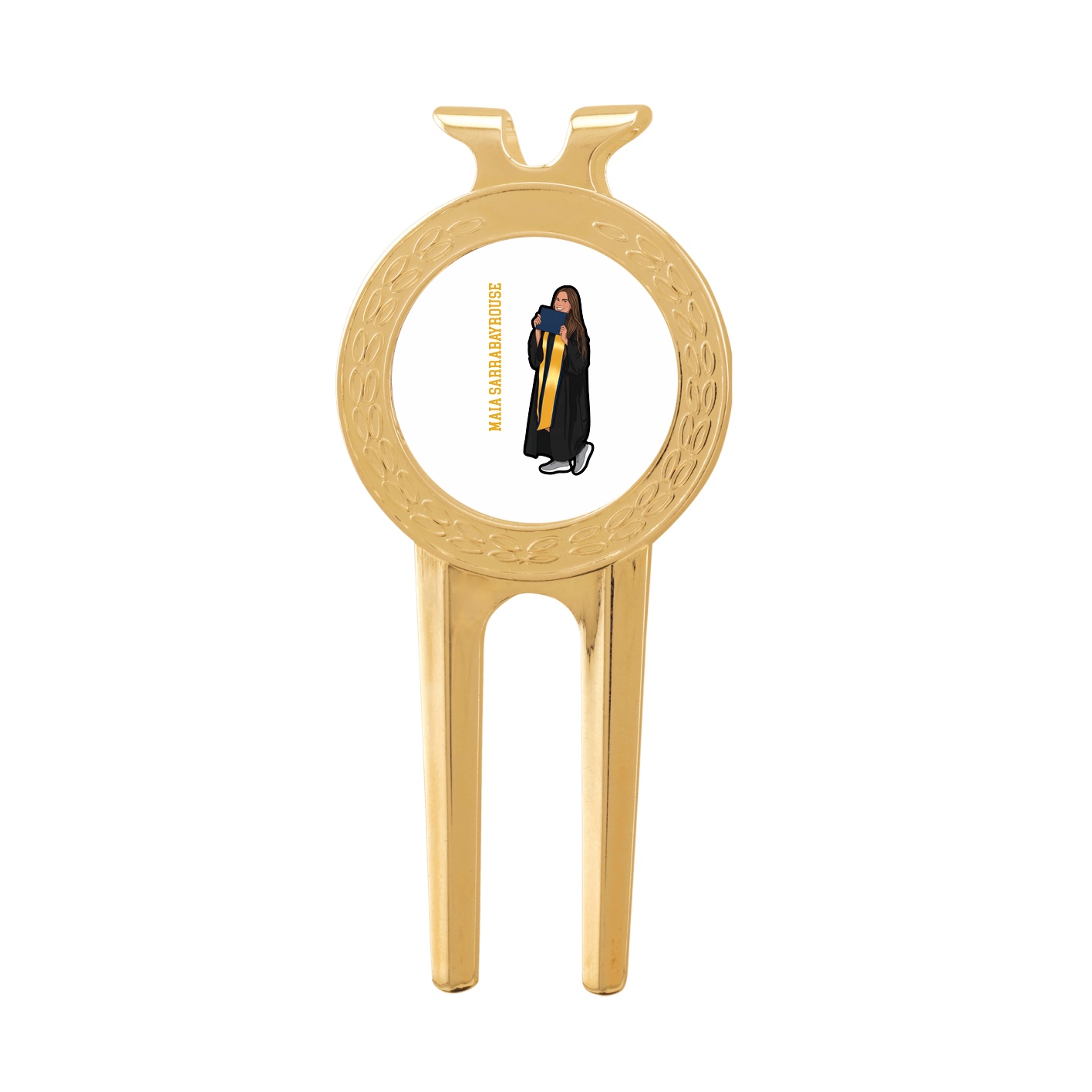 Divot Tool with Ball Marker — Name Vertical in Classic