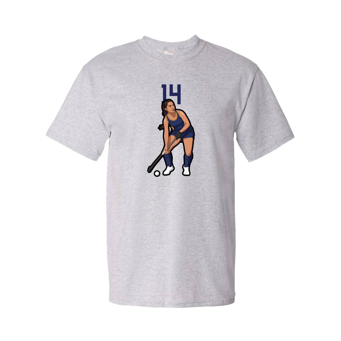 Tee — Number Top in Grey