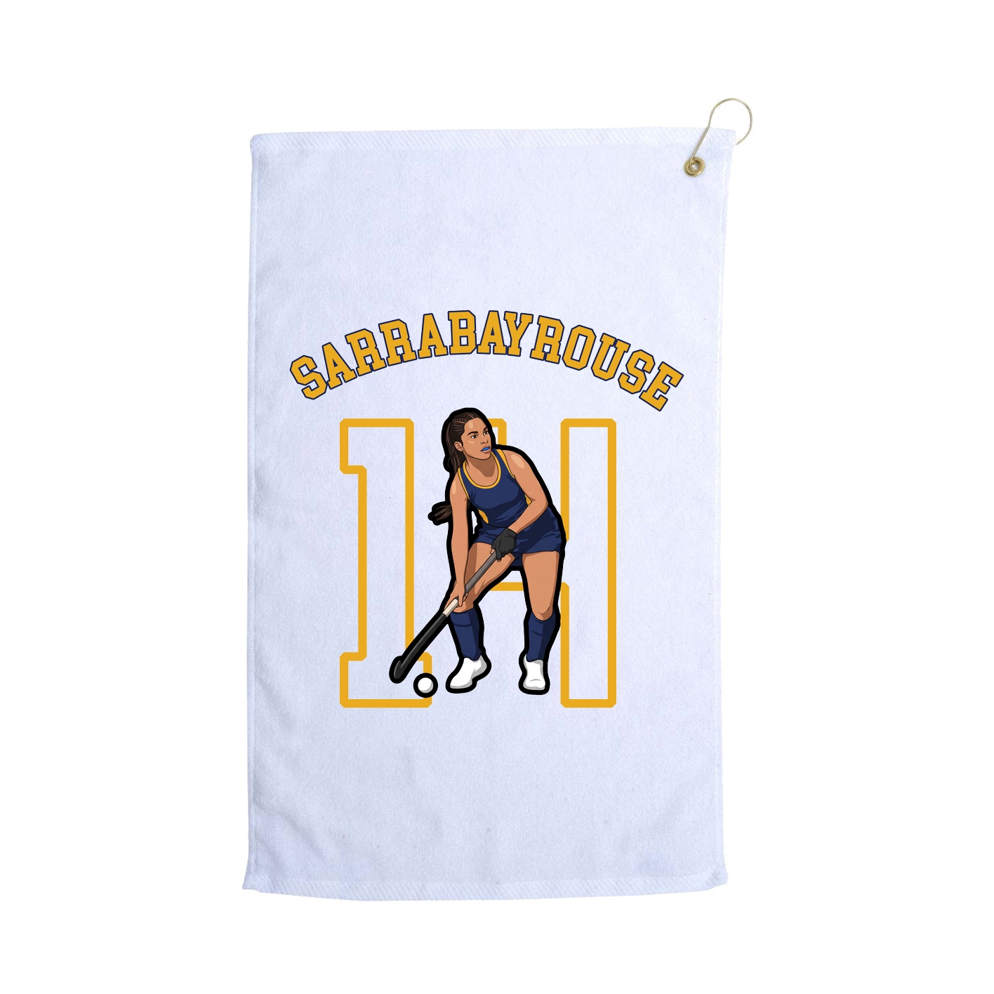 Golf Towel — Shirsey Arch in White