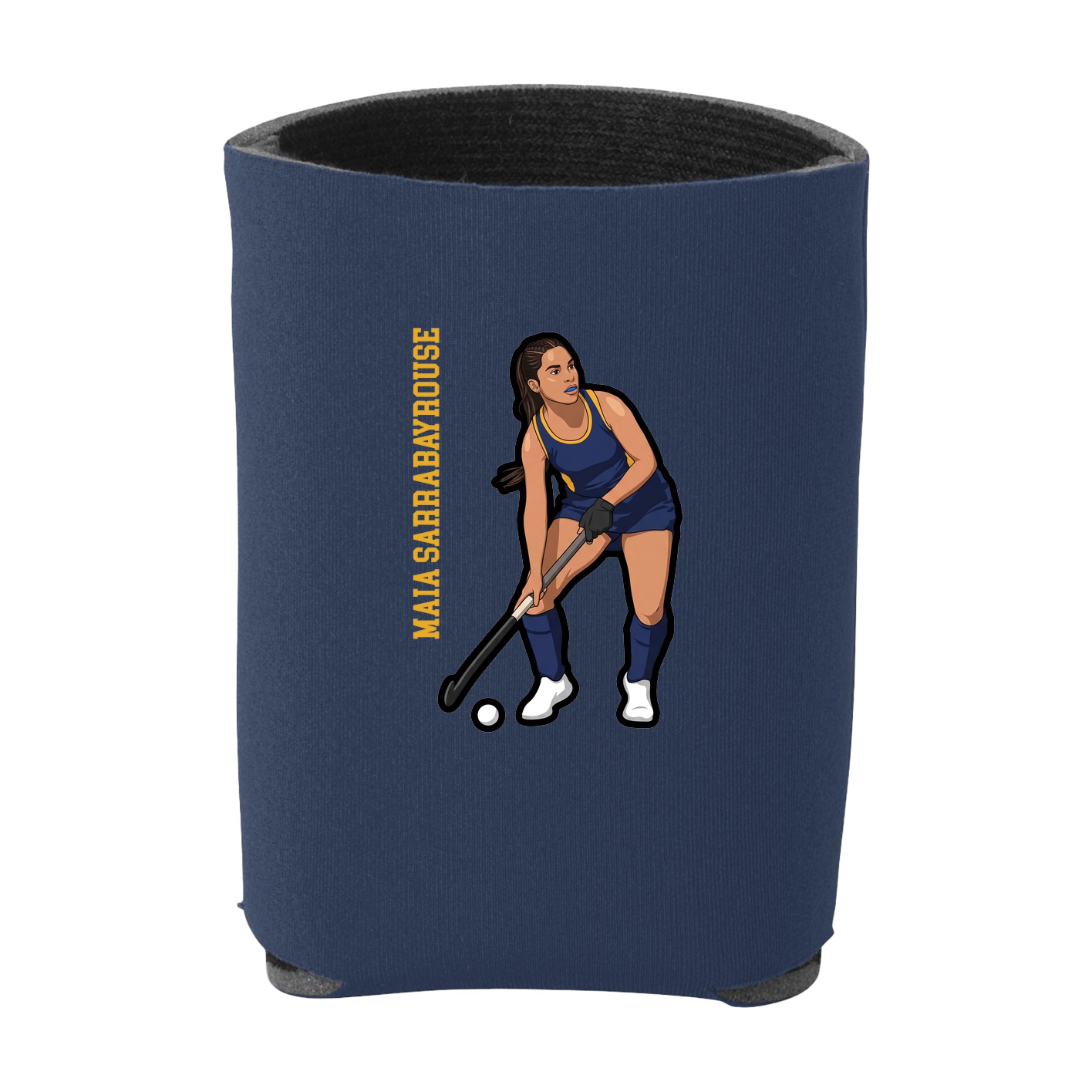 Can Holder — Name Vertical in Navy