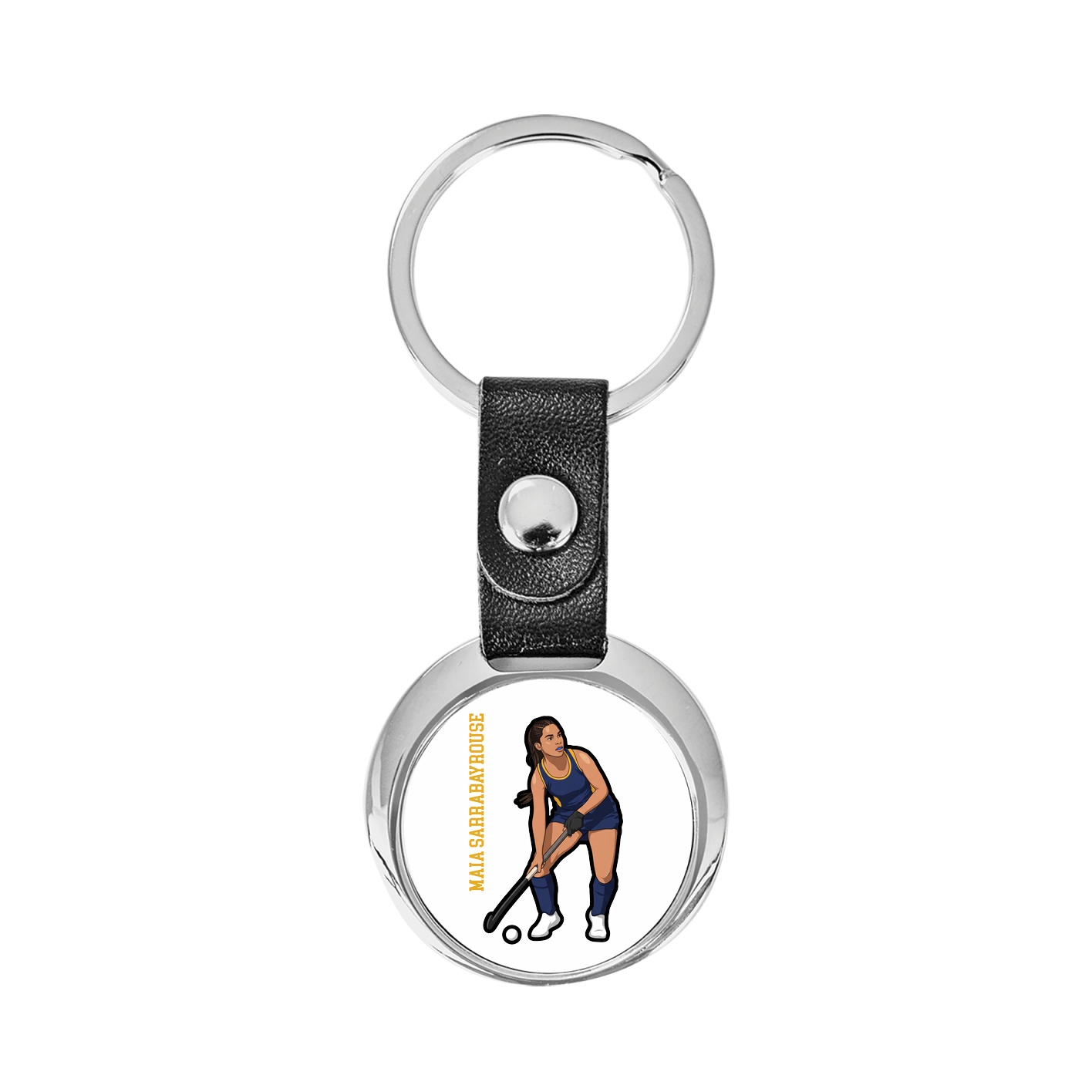 Key Chain — Name Vertical in Classic