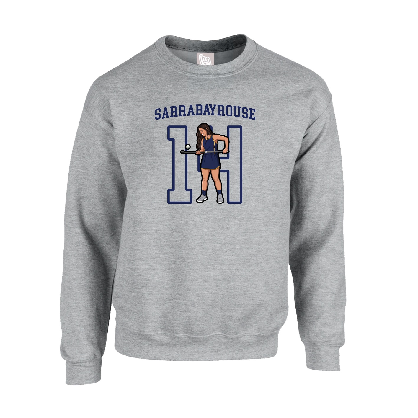 Fleece Crew — Shirsey in Grey