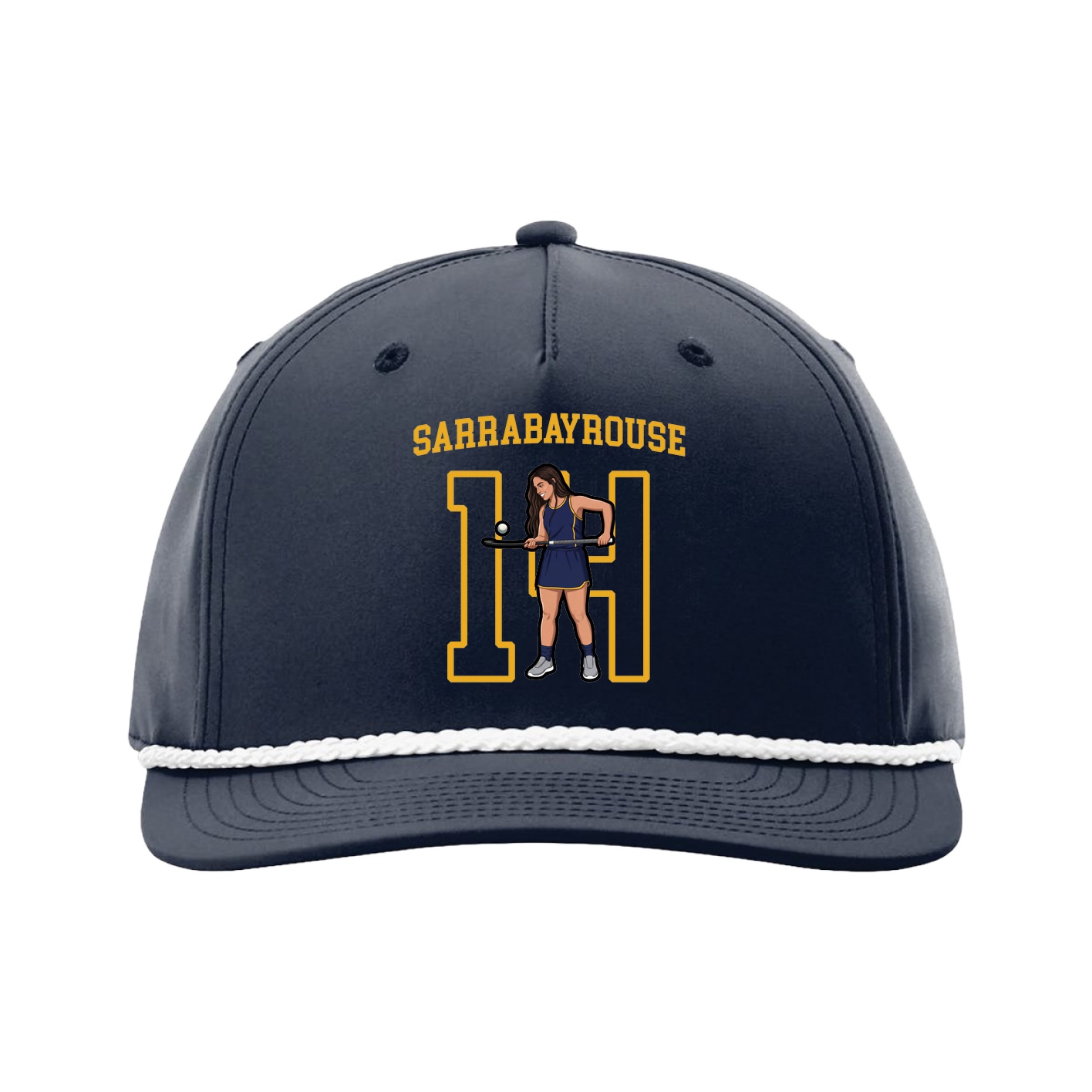 Five-Panel Classic Rope Cap — Shirsey in Navy