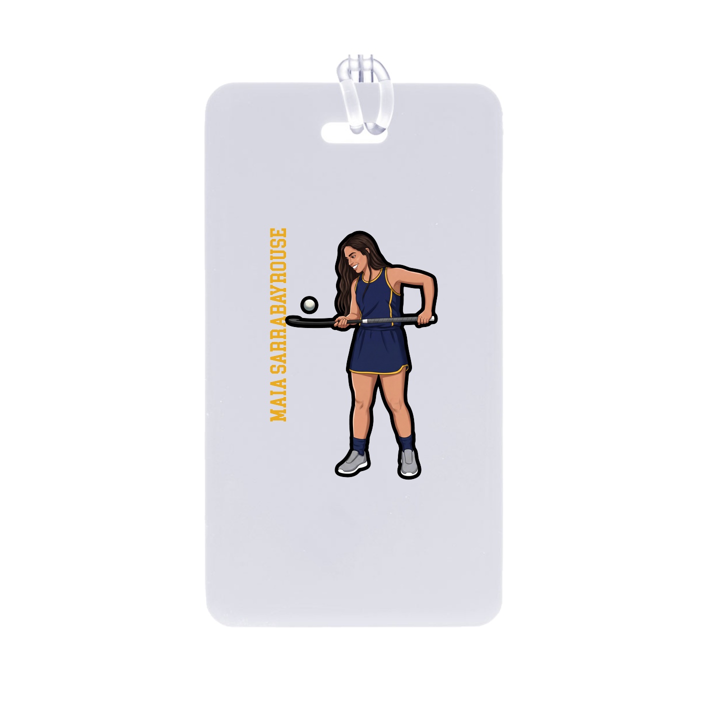Bag Tag — Name Vertical in Classic
