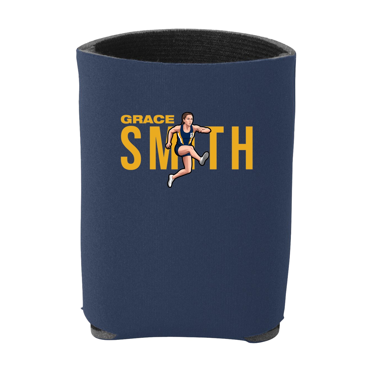 Can Holder — Player Name in Navy
