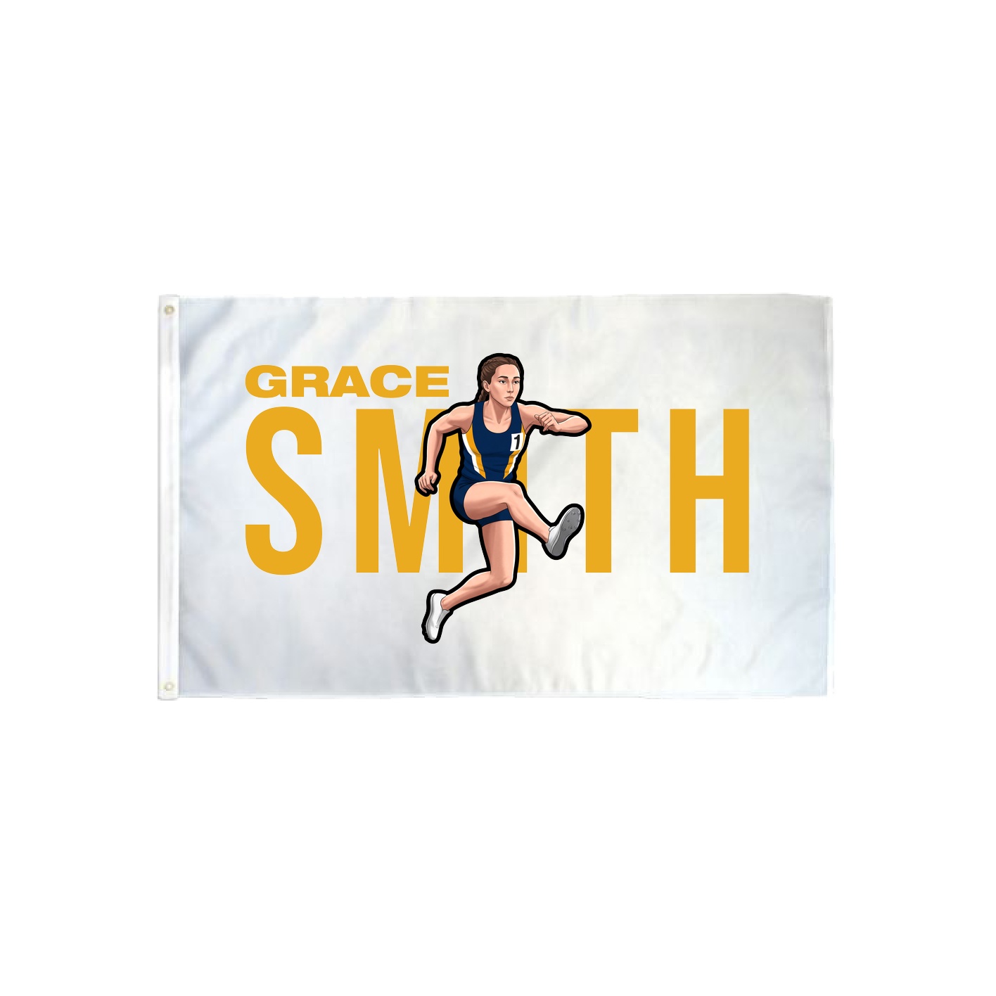 3x5 Flag — Player Name in Classic