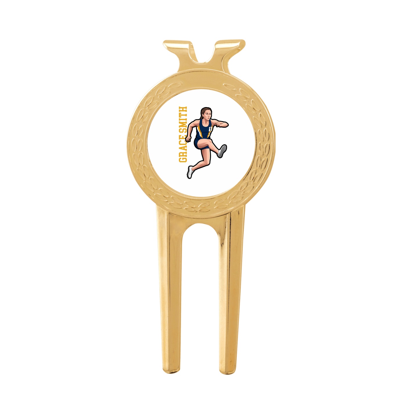 Divot Tool with Ball Marker — Name Vertical in Classic