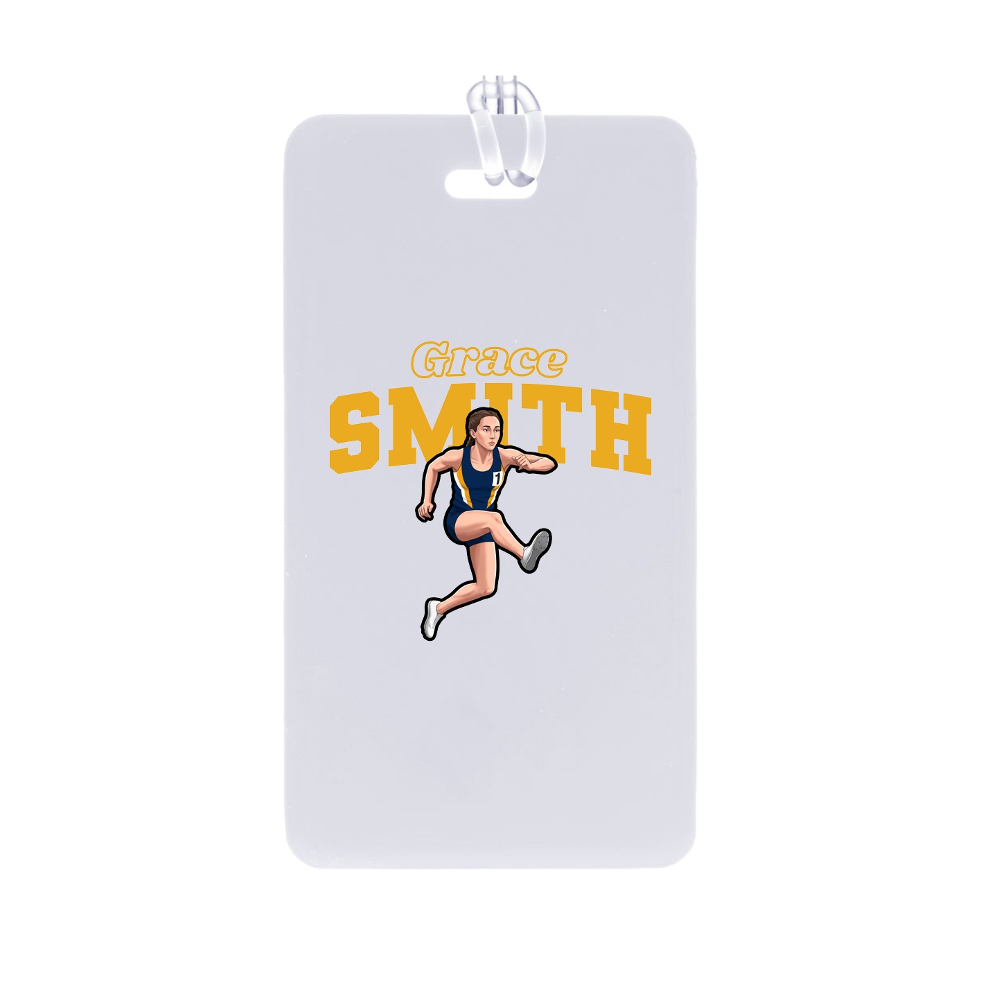 Bag Tag — Name Arch in Classic