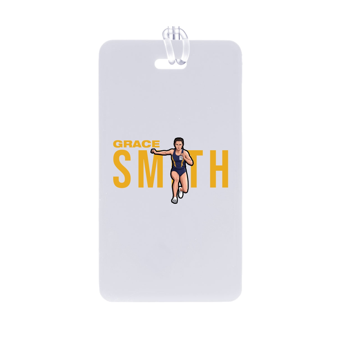 Bag Tag — Player Name in Classic