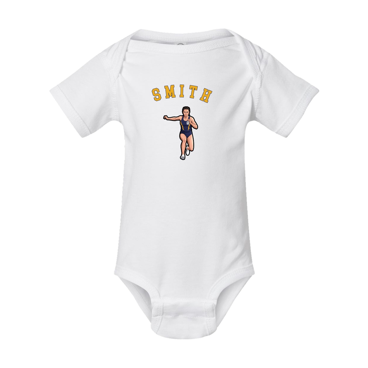 Baby Onesie — Shirsey Arch in White
