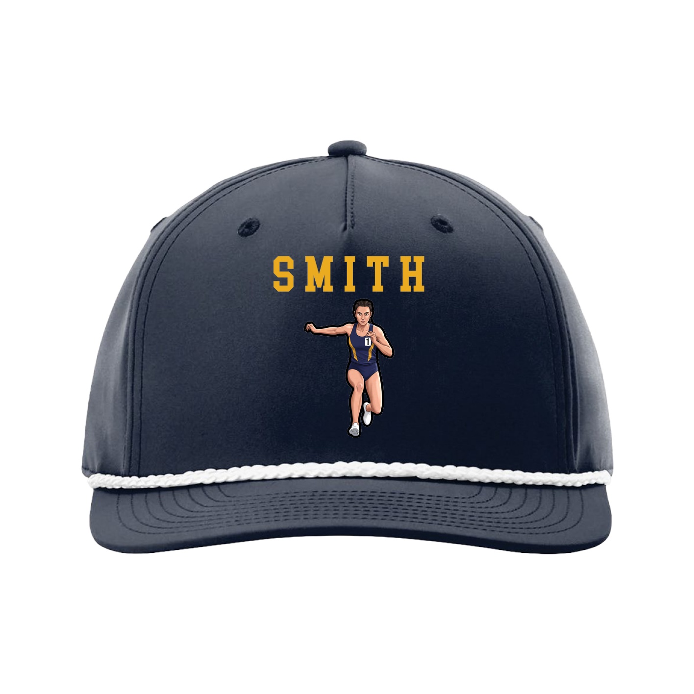 Five-Panel Classic Rope Cap — Shirsey in Navy