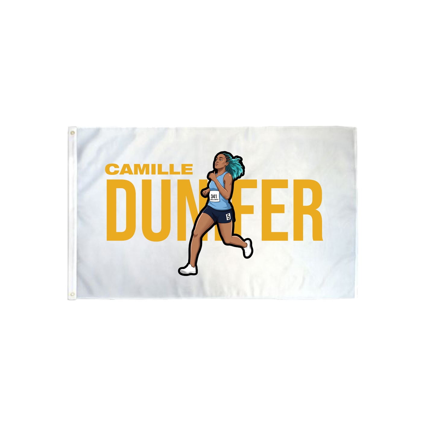 3x5 Flag — Player Name in Classic