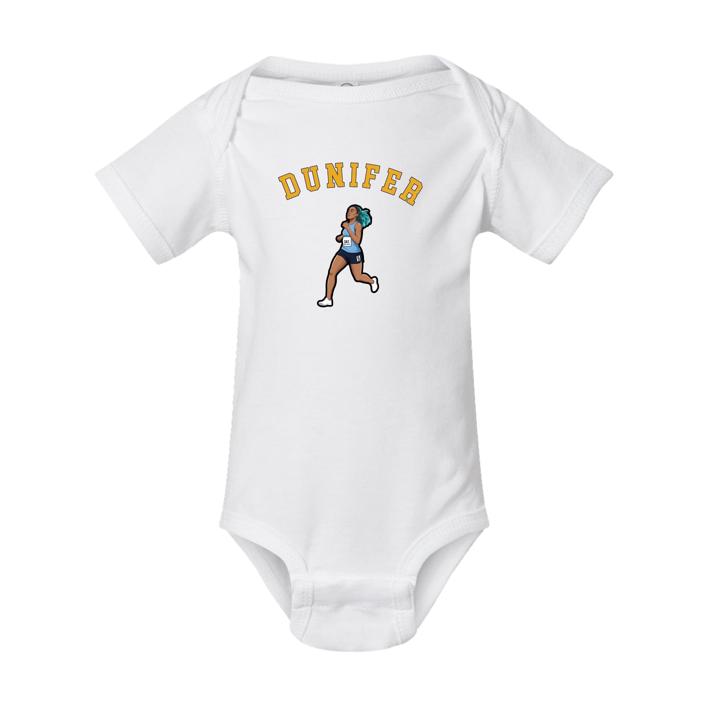 Baby Onesie — Shirsey Arch in White