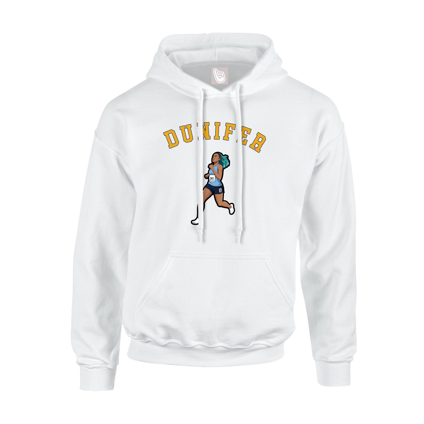 Hoodie — Shirsey Arch in White