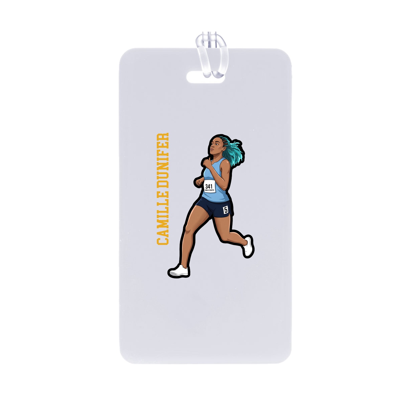 Bag Tag — Name Vertical in Classic