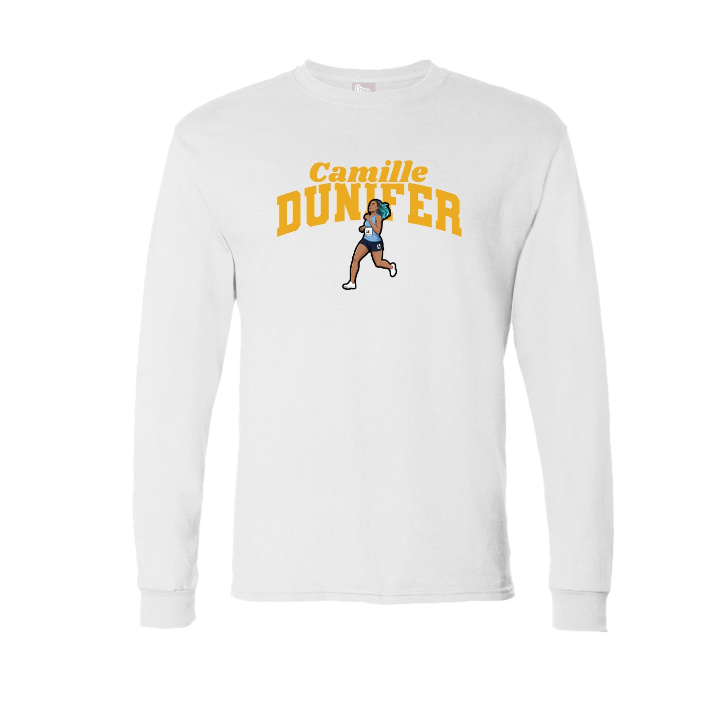 Long Sleeve Tee — Signature Arch in White