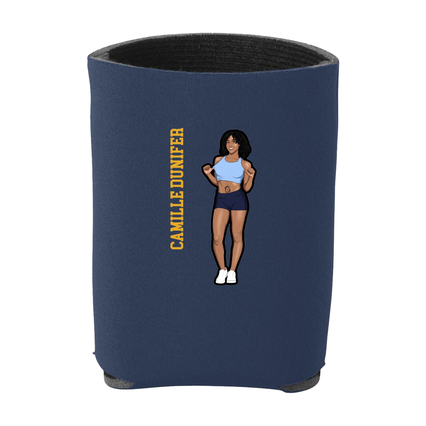 Can Holder — Name Vertical in Navy