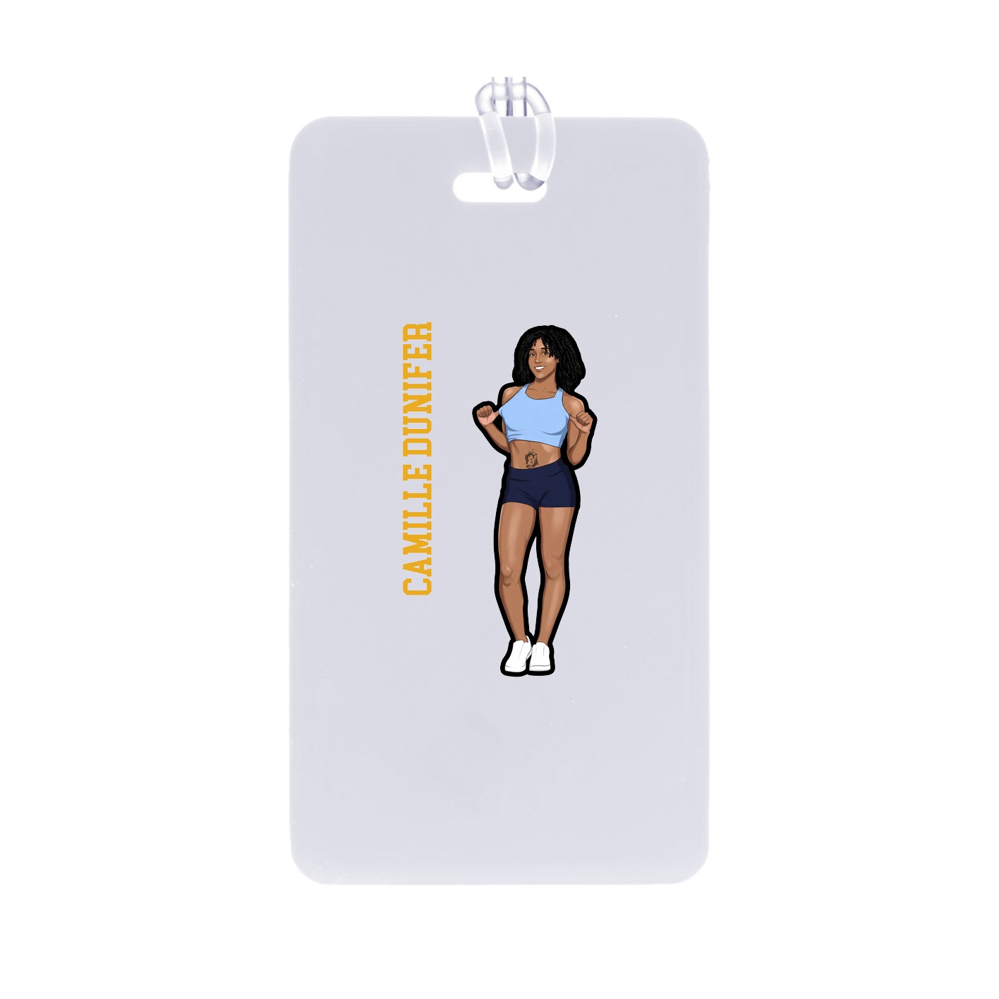 Bag Tag — Name Vertical in Classic