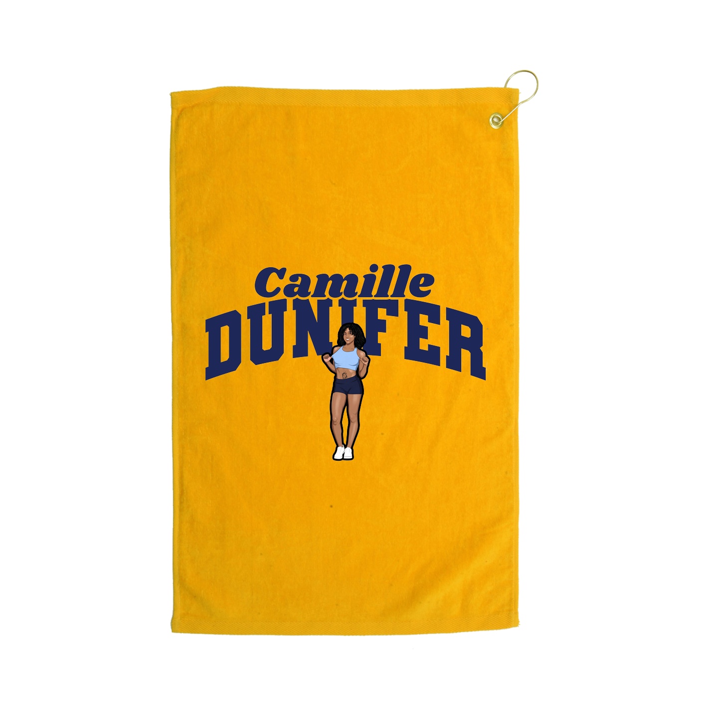 Golf Towel — Signature Arch in Gold