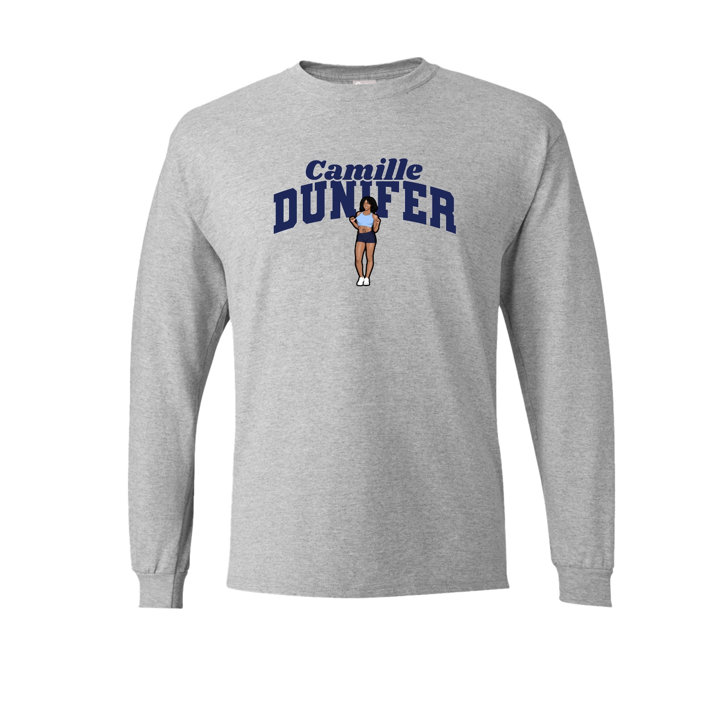 Long Sleeve Tee — Signature Arch in Grey