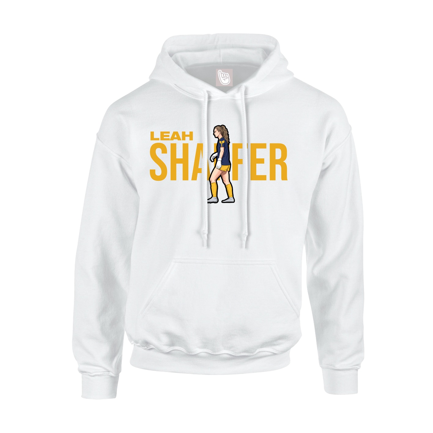 Hoodie — Player Name in White