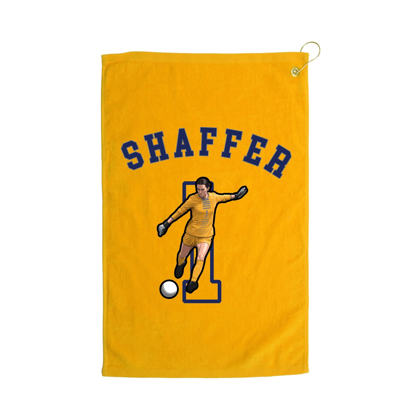 Golf Towel — Shirsey Arch in Gold