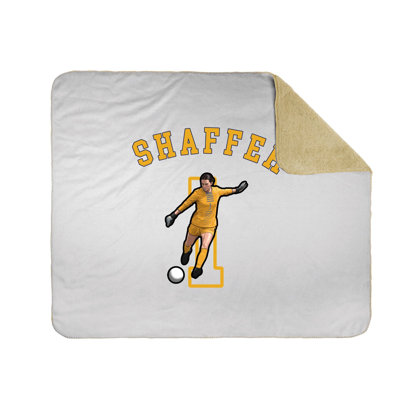 Throw Blanket — Shirsey Arch in White