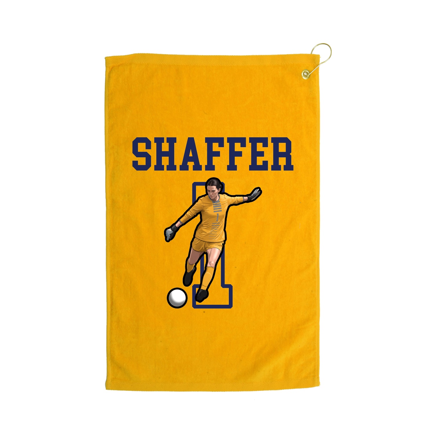 Golf Towel — Shirsey in Gold