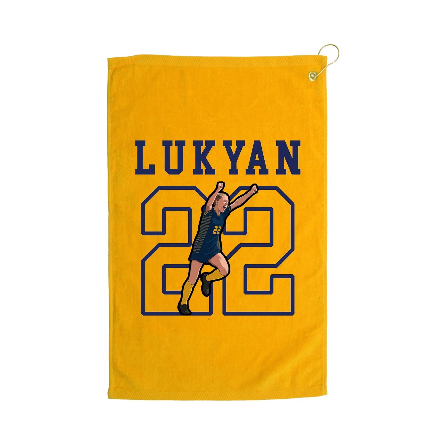 Golf Towel — Shirsey in Gold