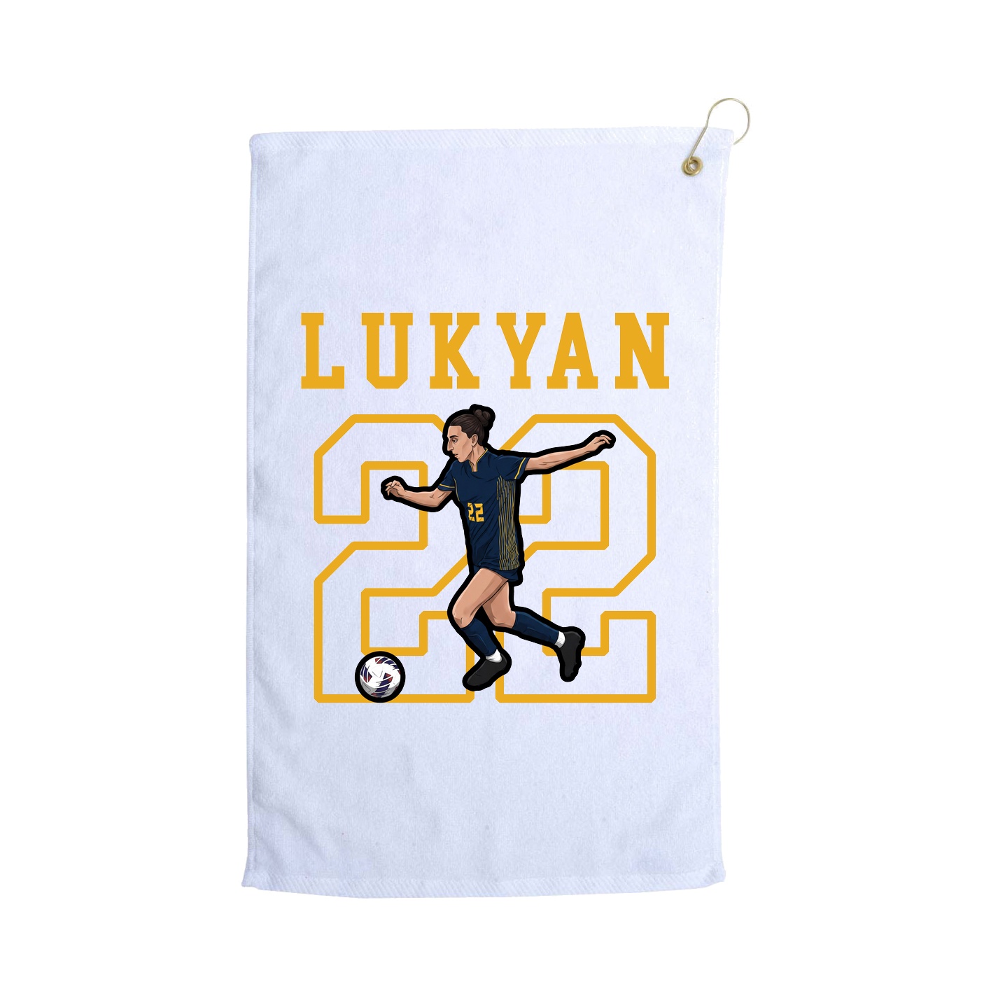 Golf Towel — Shirsey in White