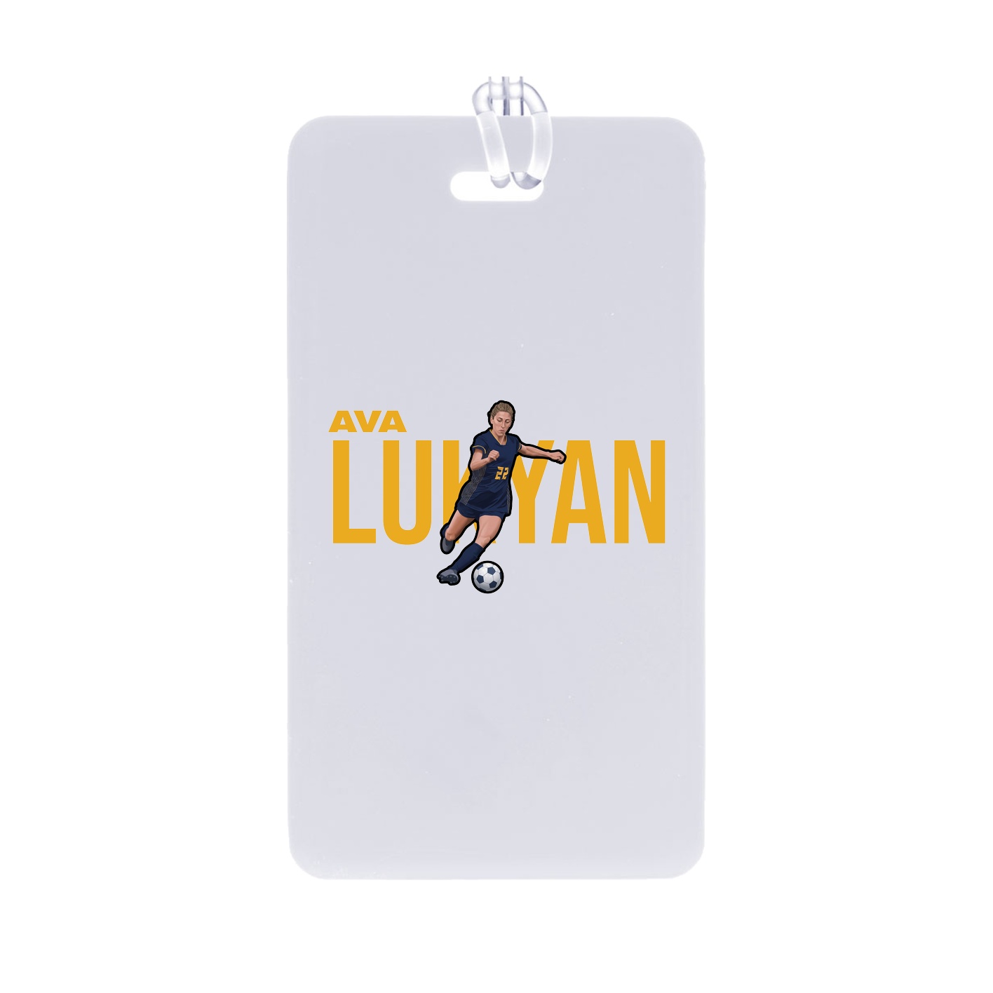 Bag Tag — Player Name in Classic