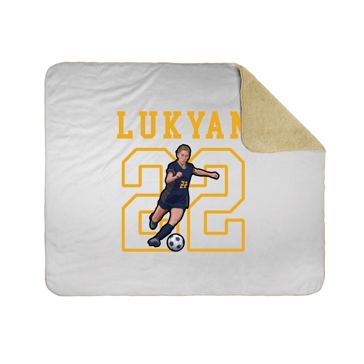 Throw Blanket — Shirsey in White