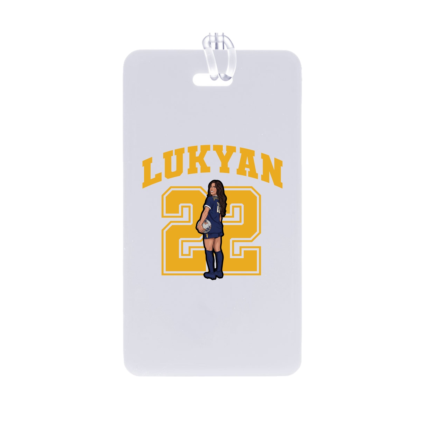 Bag Tag — Number in Classic