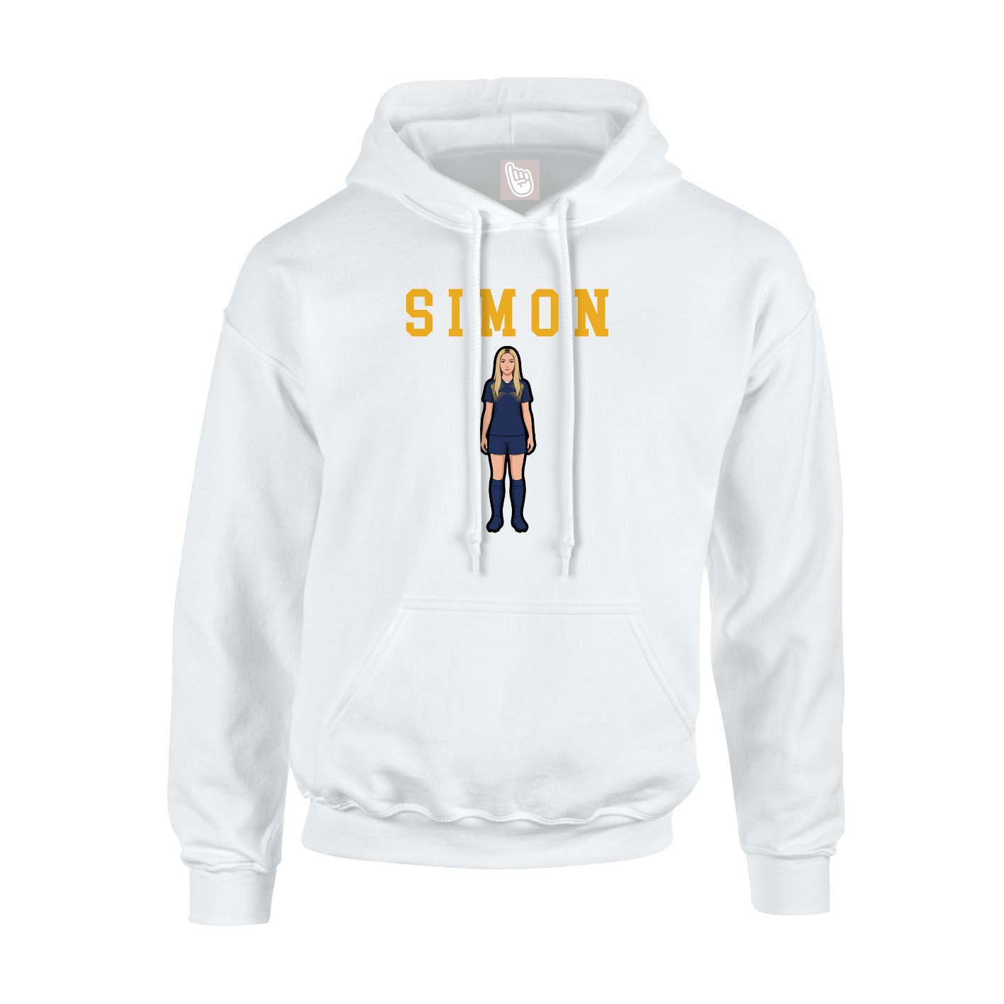 Youth Hoodie — Shirsey in White