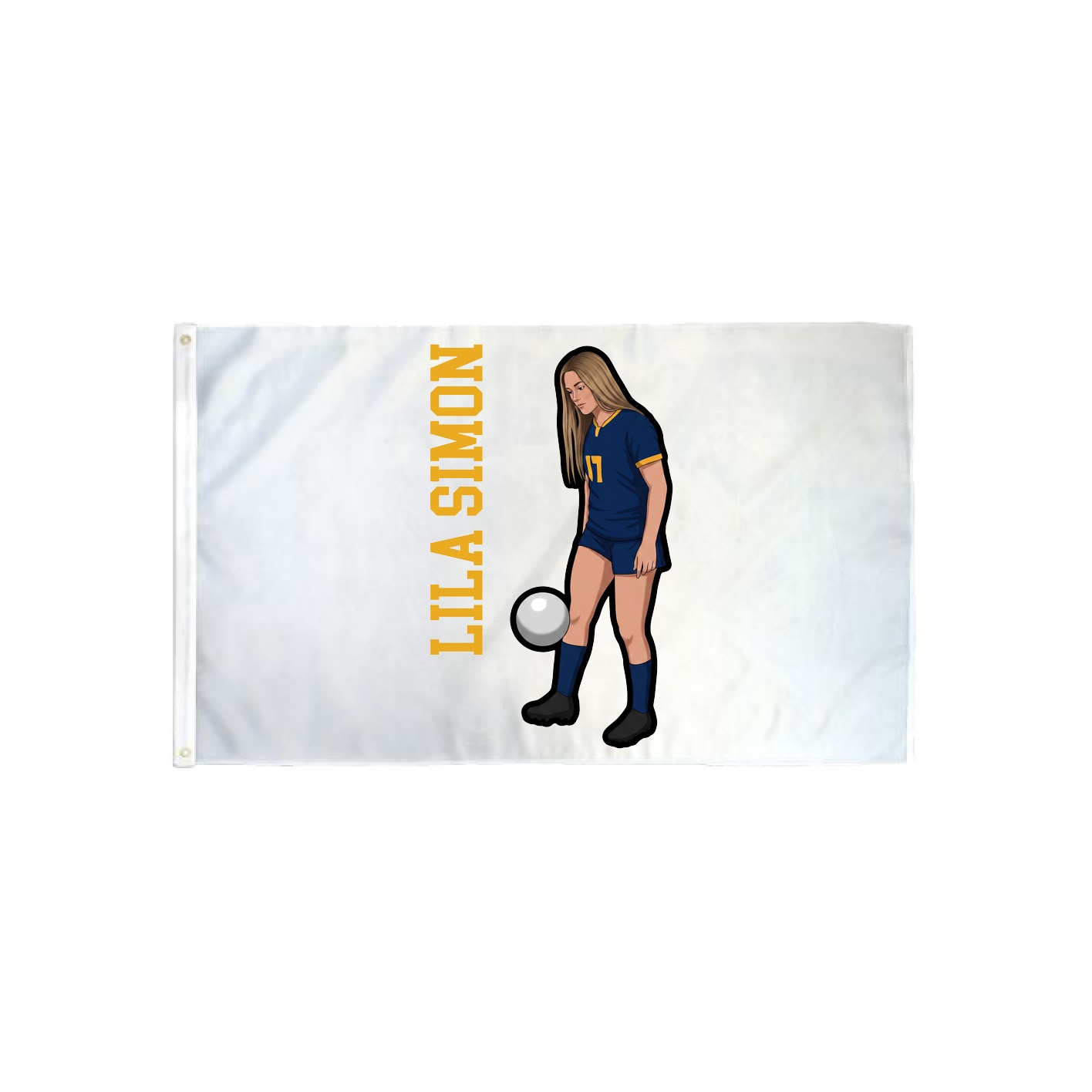 3x5 Flag — Name Vertical in Classic